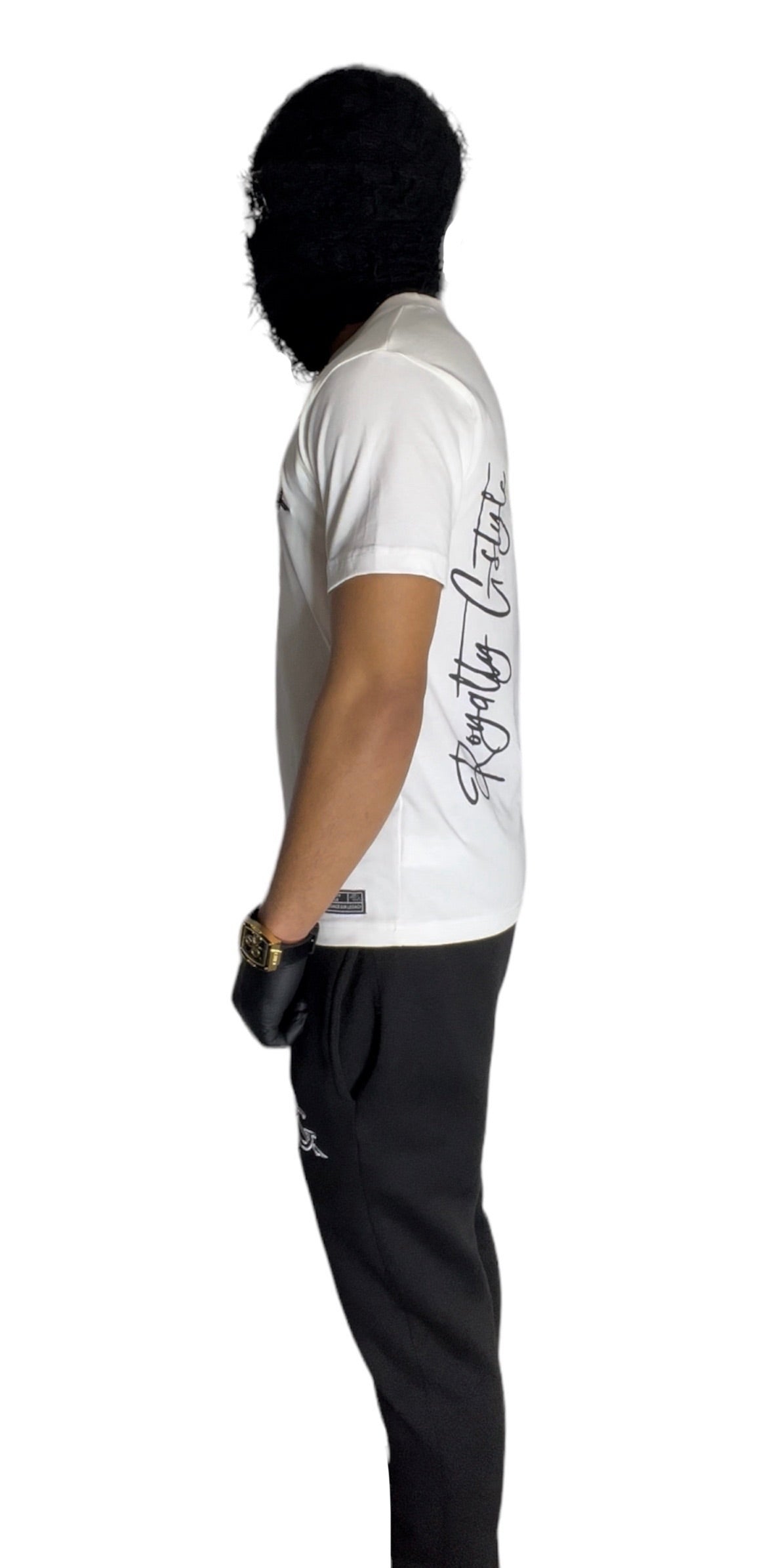 White RG short-sleeved t-shirt